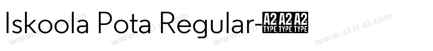 Iskoola Pota Regular字体转换